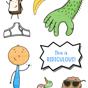 Ed and "Friends" Sticker Sheet